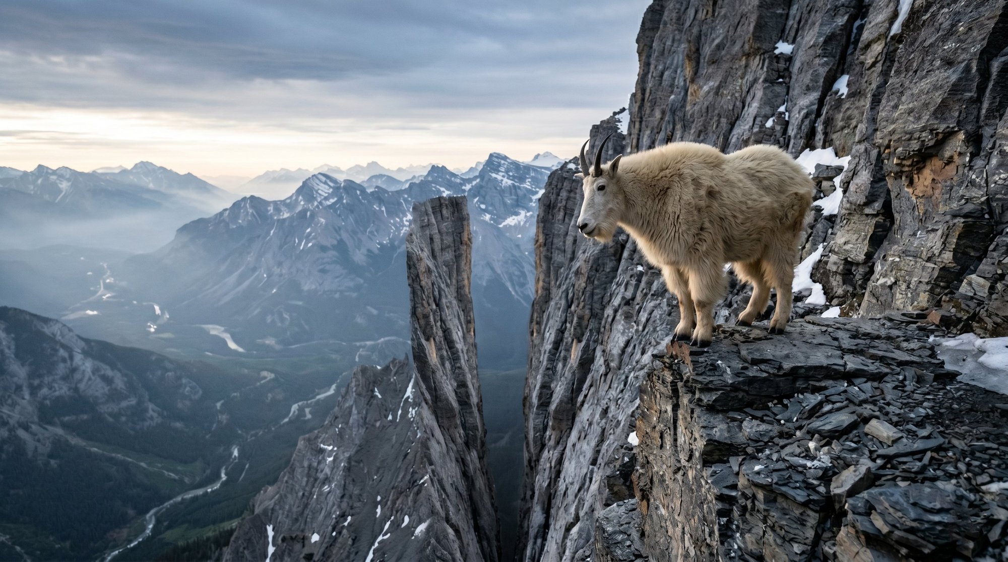 Mountain goat on a cliff — the foundation mindset